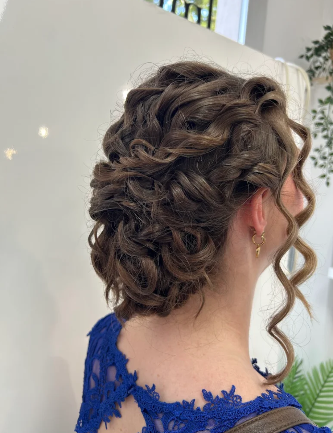 Recogido de novia con ondas